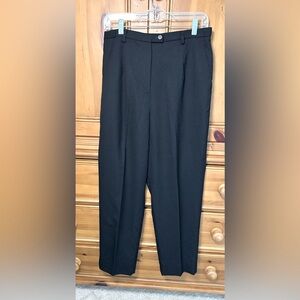 Pendleton Black 100% virgin Wool High Rise Pants Size 12P